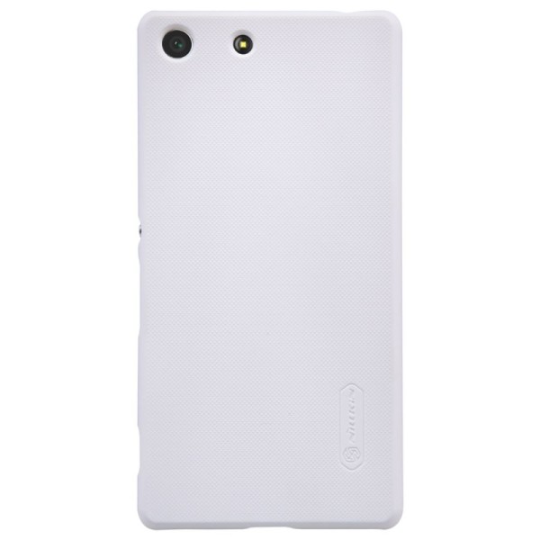 „Nillkin“ Frosted Shield apvalks - balts + ekrāna aizsargplēve (Xperia M5)