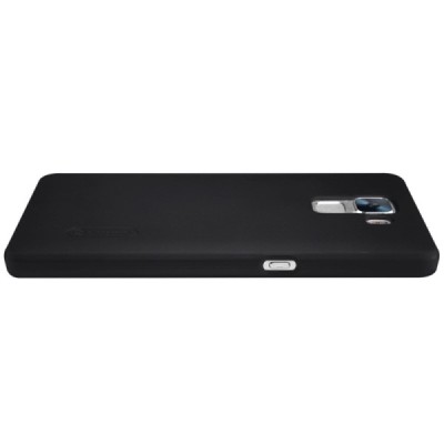 Huawei Honor 7 Nillkin Frosted Shield melns plastmasas apvalks + ekrāna aizsargplēve / Vacins.lv