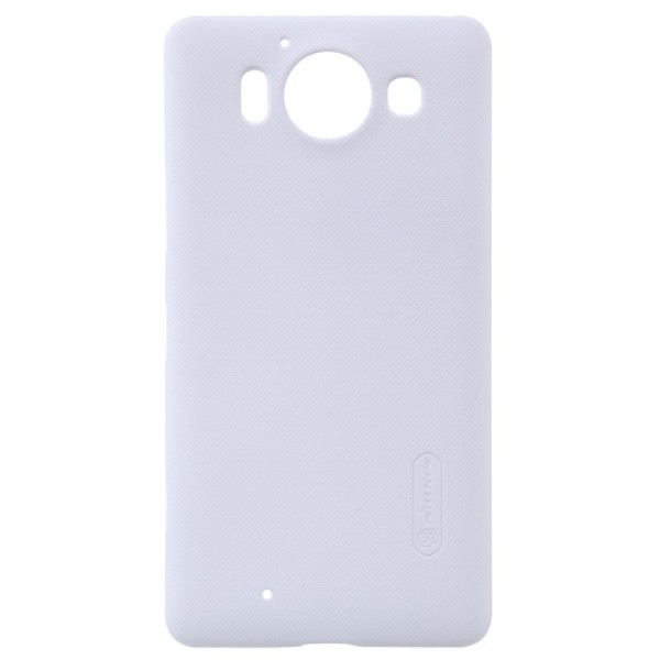 „Nillkin“ Frosted Shield apvalks - balts + ekrāna aizsargplēve (Lumia 950)