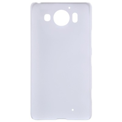 Microsoft Lumia 950 Nillkin Frosted Shield balts plastmasas apvalks + ekrāna aizsargplēve / Vacins.lv