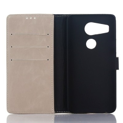 LG Nexus 5X atvēramais ādas smilšains retro maciņš (maks) / Vacins.lv