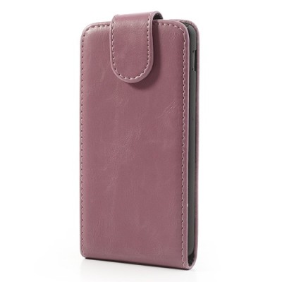 Atverčiamas odinis rožinis LG Nexus 5 E980 dėklas (dėkliukas) / Priedai.lt