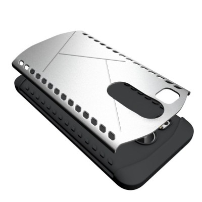 Pastiprinātas aizsardzības sudrabs LG Nexus 5X apvalks / Vacins.lv