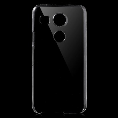 LG Nexus 5X plastmasas dzidrs (caurspīdīgs) apvalks / Vacins.lv