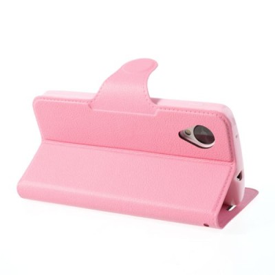 Atvērams rozs LG Nexus 5 E980 maciņš / Vacins.lv