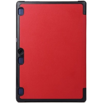 Lenovo Tab2 A10-70 10,1 atvēramais sarkans maciņš / Vacins.lv