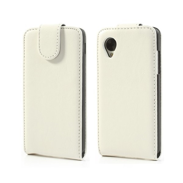 Klasikinis atverčiamas dėklas - baltas (Nexus 5)