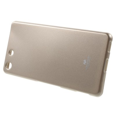 Sony Xperia M5 Mercury auksinis kieto silikono tpu dėklas - nugarėlė / Priedai.lt