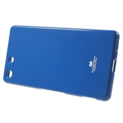 Sony Xperia M5 Mercury mėlynas kieto silikono tpu dėklas - nugarėlė / Priedai.lt