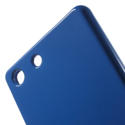 Sony Xperia M5 Mercury mėlynas kieto silikono tpu dėklas - nugarėlė / Priedai.lt