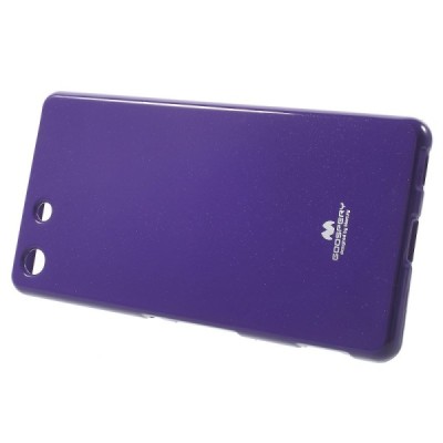 Sony Xperia M5 Mercury violetinis kieto silikono tpu dėklas - nugarėlė / Priedai.lt