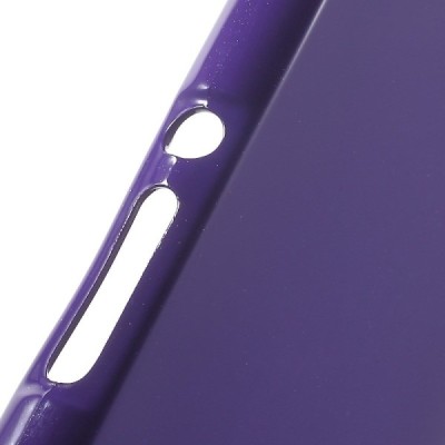 Sony Xperia M5 Mercury violetinis kieto silikono tpu dėklas - nugarėlė / Priedai.lt