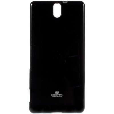 Sony Xperia C5 Ultra Mercury melns cieta silikona (TPU) apvalks / vacins.lv