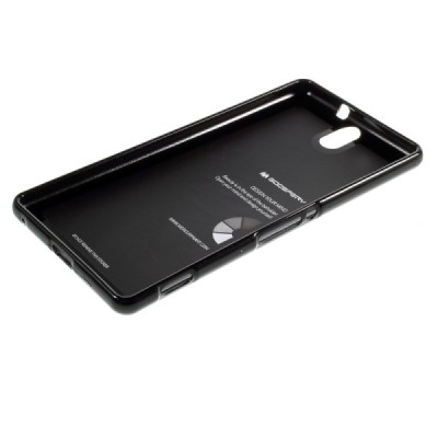Sony Xperia C5 Ultra Mercury melns cieta silikona (TPU) apvalks / vacins.lv