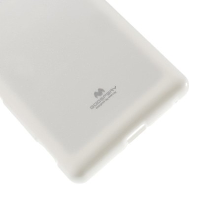 Sony Xperia C5 Ultra Mercury balts cieta silikona (TPU) apvalks / vacins.lv