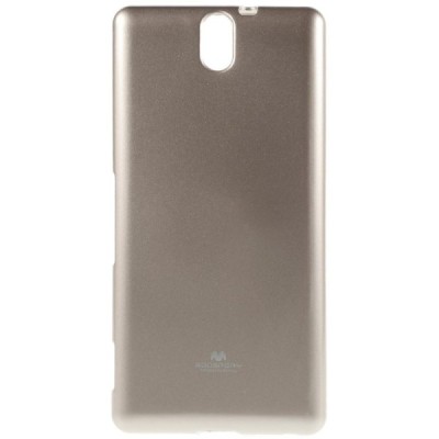 Sony Xperia C5 Ultra Mercury zelta cieta silikona (TPU) apvalks / vacins.lv