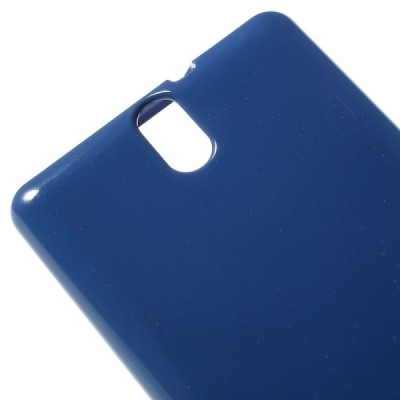 Sony Xperia C5 Ultra Mercury zils cieta silikona (TPU) apvalks / vacins.lv