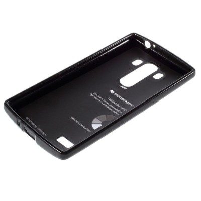 LG G4s (H735) Mercury melns cieta silikona (TPU) apvalks / vacins.lv