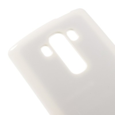 LG G4s (H735) Mercury baltas kieto silikono tpu dėklas - nugarėlė / Priedai.lt