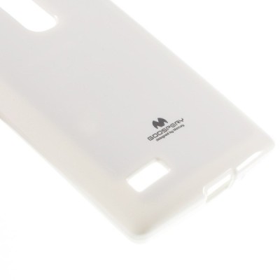 LG G4s (H735) Mercury baltas kieto silikono tpu dėklas - nugarėlė / Priedai.lt