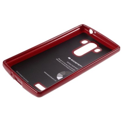 LG G4s (H735) Mercury raudonas kieto silikono tpu dėklas - nugarėlė / Priedai.lt