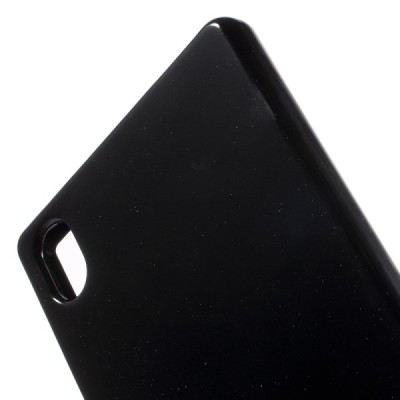 Sony Xperia Z5 Premium Mercury melns cieta silikona (TPU) apvalks / vacins.lv