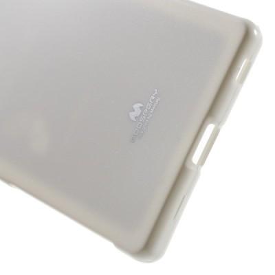 Sony Xperia Z5 Premium Mercury baltas kieto silikono tpu dėklas - nugarėlė / Priedai.lt