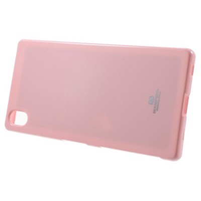 Sony Xperia Z5 Premium Mercury rožinis kieto silikono tpu dėklas - nugarėlė / Priedai.lt