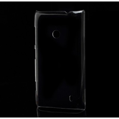 Skaidrus Nokia Lumia 520 dėklas (dėkliukas) / Priedai.lt