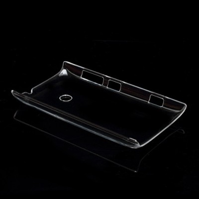 Skaidrus Nokia Lumia 520 dėklas (dėkliukas) / Priedai.lt