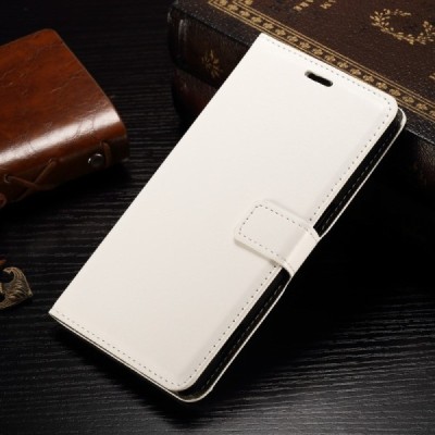 Microsoft Lumia 950 XL atvēramais ādas balts maciņš (maks) / Vacins.lv