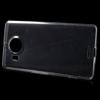 Microsoft Lumia 950 XL dzidrs (caurspīdīgs) cieta silikona TPU pasaulē planākais apvalks / Vacins.lv