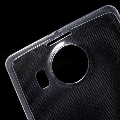 Microsoft Lumia 950 XL dzidrs (caurspīdīgs) cieta silikona TPU pasaulē planākais apvalks / Vacins.lv