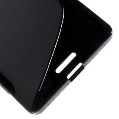 Microsoft Lumia 950 XL cieta silikona (TPU) melns apvalks / vacins.lv