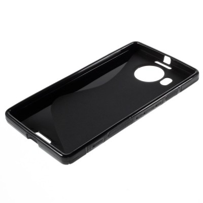 Microsoft Lumia 950 XL cieta silikona (TPU) melns apvalks / vacins.lv