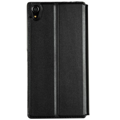 Sony Xperia Z5 Premium „Kalaideng“ Sun atverčiamas juodas dėklas - knygutė / Priedai.lt