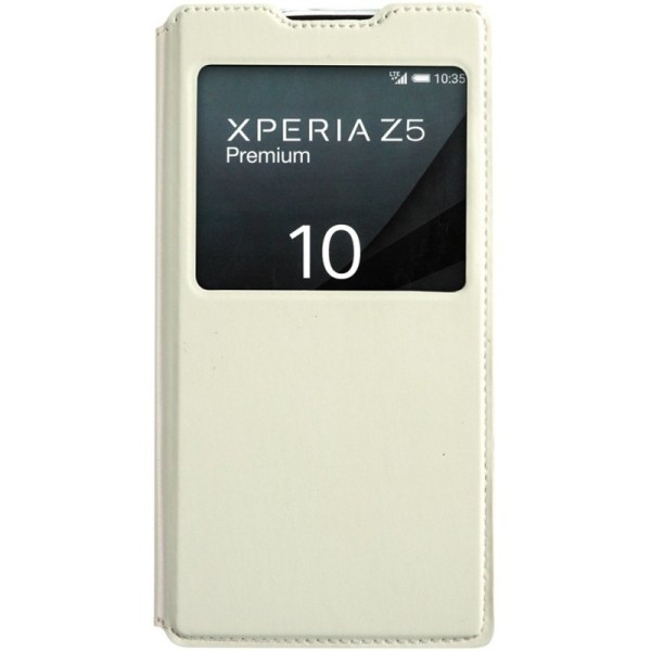 „Kalaideng“ Sun atvēramais maciņš - balts (Xperia Z5 Premium)