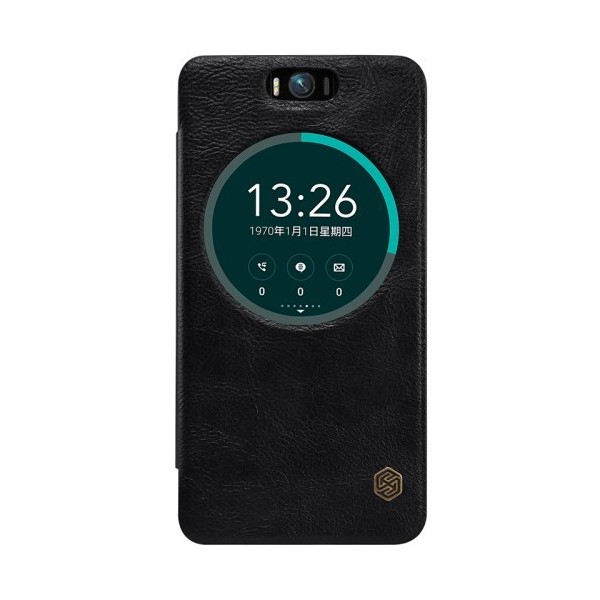 „Nillkin“ Qin atverčiamas dėklas - juodas (Zenfone Selfie)