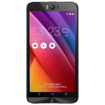 Asus Zenfone Selfie (ZD551KL) Nillkin Frosted Shield juodas plastikinis dėklas + apsauginė ekrano plėvelė / Priedai.lt
