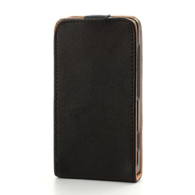 Juodas atverčiamas Nokia Lumia 520 dėklas (dėkliukas) / Priedai.lt