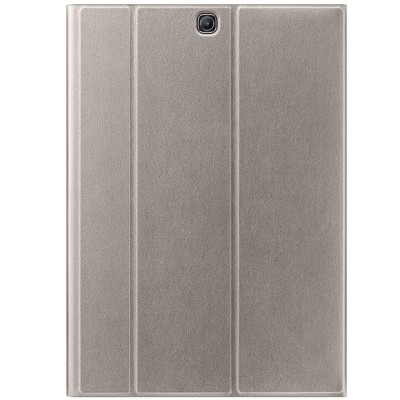 Originalus Samsung Galaxy Tab S2 9.7 (T815, T810) Book Cover atverčiamas bronzinis odinis dėklas / Priedai.lt