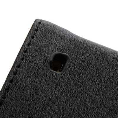 Juodas atverčiamas Nokia Lumia 520 dėklas (dėkliukas) / Priedai.lt