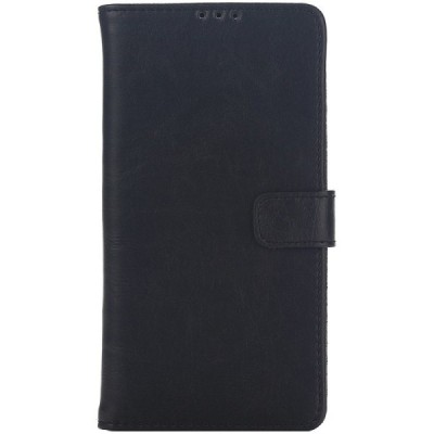 Sony Xperia M5 atvēramais ādas melns retro maciņš (maks) / Vacins.lv