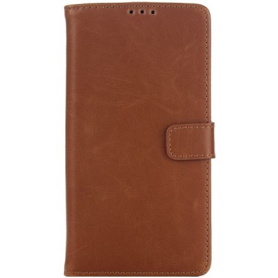 Sony Xperia M5 atvēramais ādas gaiši brūns retro maciņš (maks) / Vacins.lv