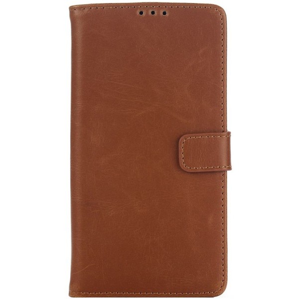 „Retro“ atverčiamas dėklas - šviesiai rudas (Xperia M5)