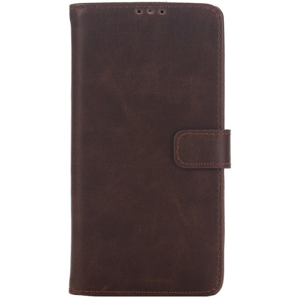 „Retro“ atverčiamas dėklas - tamsiai rudas (Xperia M5)
