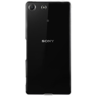 Sony Xperia M5 plastmasas dzidrs (caurspīdīgs) apvalks / Vacins.lv