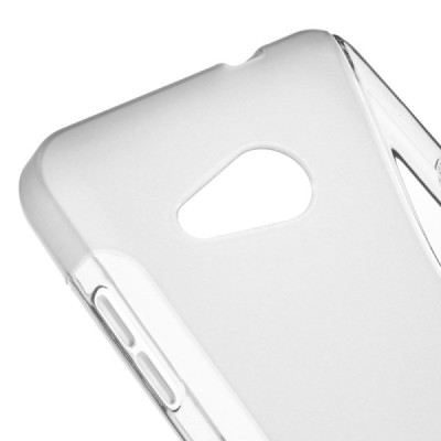 Microsoft Lumia 550 cieta silikona (TPU) dzidrs (pelēks) un matēts apvalks / Vacins.lv