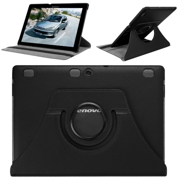 Atvēramais maciņš (360°) - melns (Tab 2 A10-70)