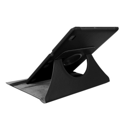 Lenovo Tab2 A10-70 10,1" atvēramais melns ādas maciņš, grozās 360° grādu apjomā / Vacins.lv